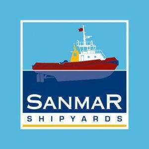 Sanmar Logo Sanmar Shipyards logo